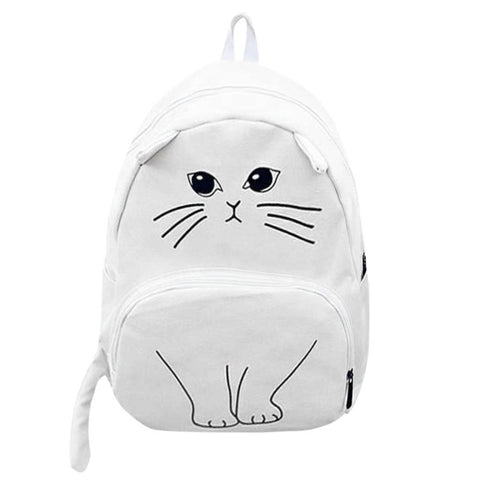 Lovely Cat Printing Backpack