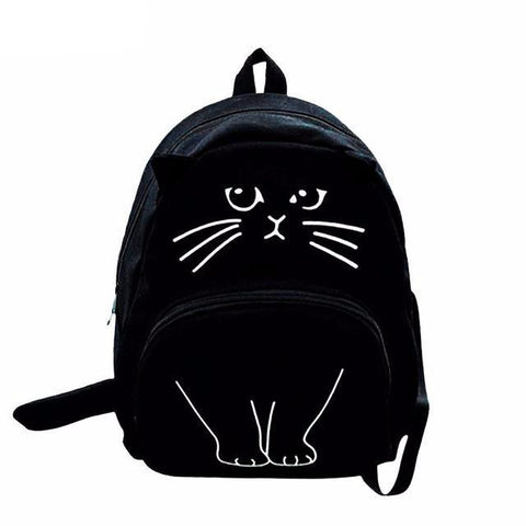 Lovely Cat Printing Backpack