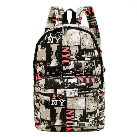 Fashion Canvas Women Backpack