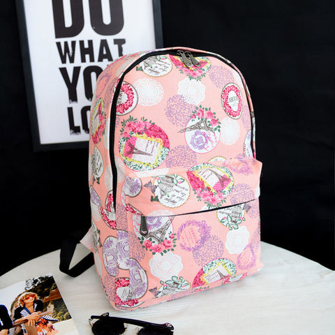 Fashion Canvas Women Backpack
