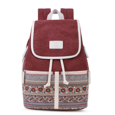 Retro Stylish Travel Backpack